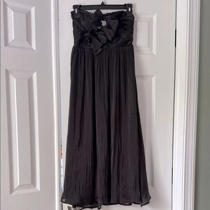 Petal & Pup Strapless Black Dress